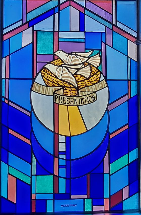 Stained glass window: Presentation