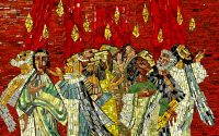 Mosaic depiction of Pentecost